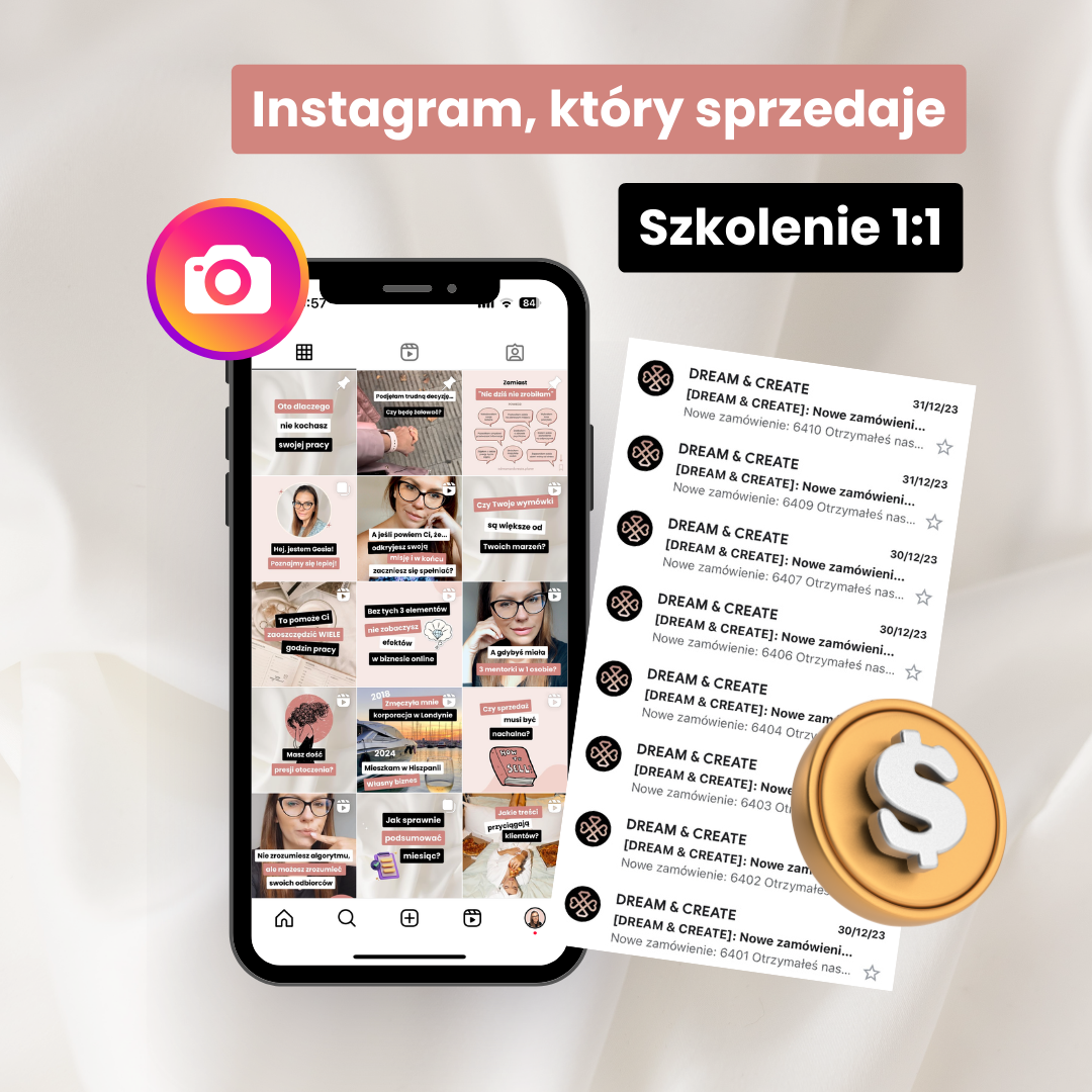 Szkolenie 4h 1:1 - Jak zarabiać na Instagramie