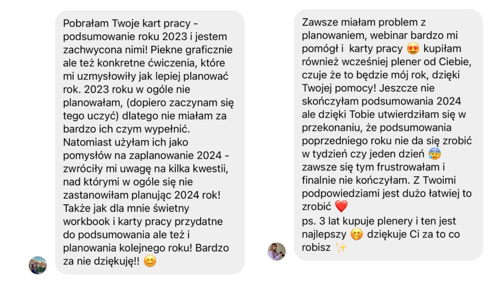 jak podsumować rok